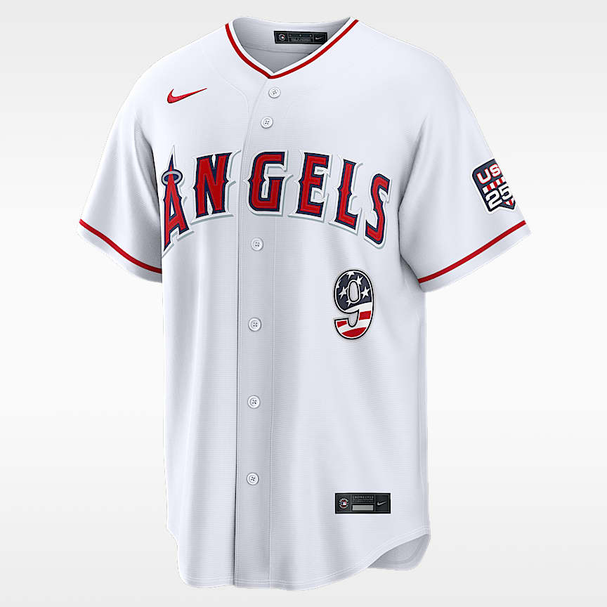 Mike Trout Los Angeles Angels USA 250 Men's Nike MLB Authentic